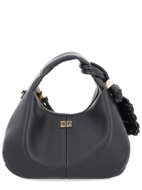 GANNI BORSA HOBO SMALL CON ETICHETTA CON SPECCHIO