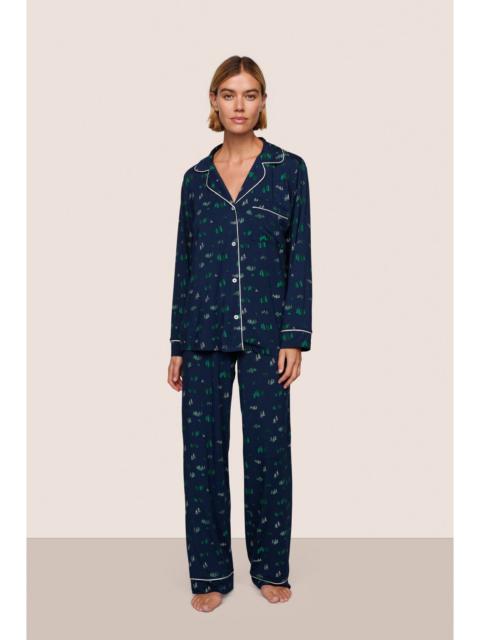 eberjey Gisele Printed TENCEL™ Modal Long PJ Set