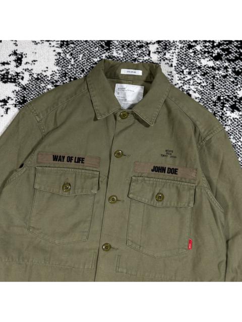 WTAPS RARE WTAPS BUDS LS SHIRTS COTTON SATIN WAY OF LIFE 11AW