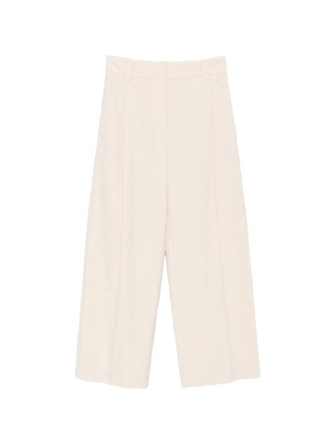 Brunello Cucinelli Brunello Cucinelli Women Cotton Wide-Leg Trousers