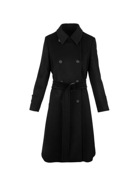 Weekend Max Mara Women Black Afide Double-Breasted Wool Coat