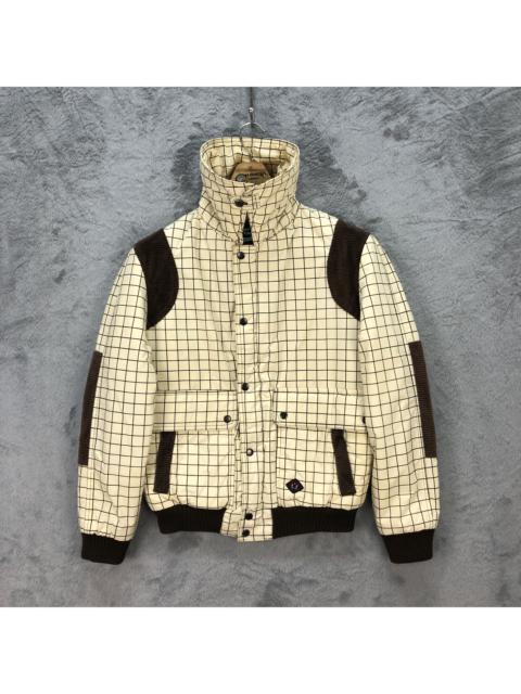 Other Designers Japanese Brand - MELKA PLAID BEIGE DOWN JACKET #5961-215