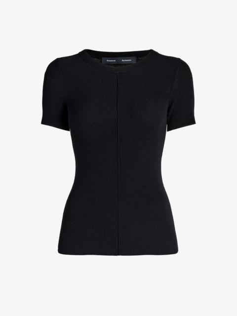 Proenza Schouler Sky Top in Matte Viscose Rib