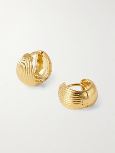 Sophie Buhai Reversible Gold Vermeil Hoop Earrings