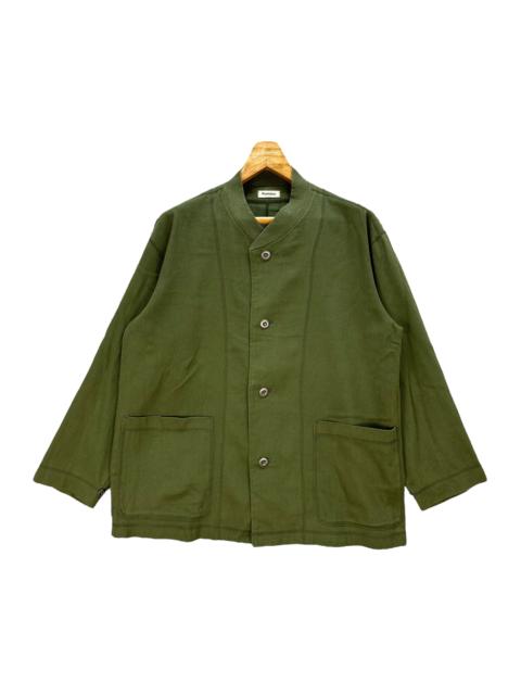 Other Designers Issey Miyake - Vintage 90’s PLANTATION Green Casual Button Jacket #A76-1839