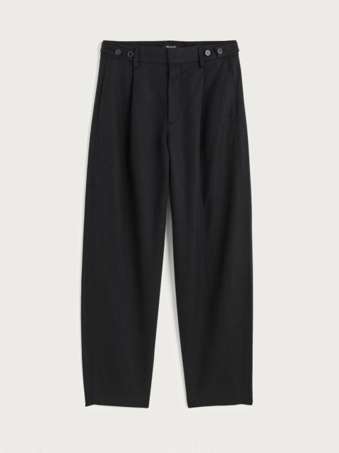 Madewell The Barrel-Leg Pant in Drapey Twill