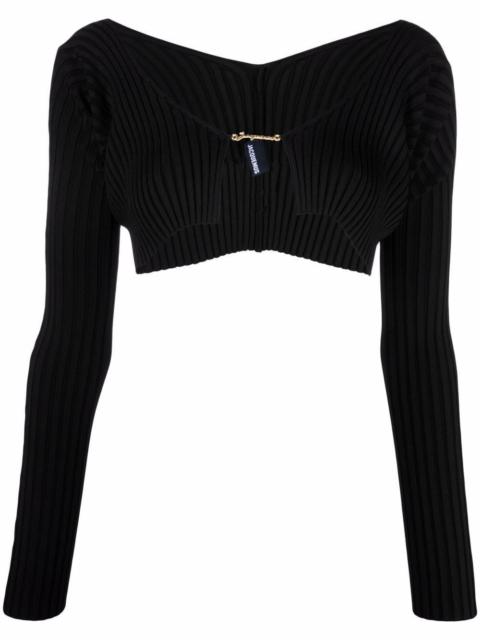 JACQUEMUS Jacquemus Women "Pralù" Cropped Cardigan