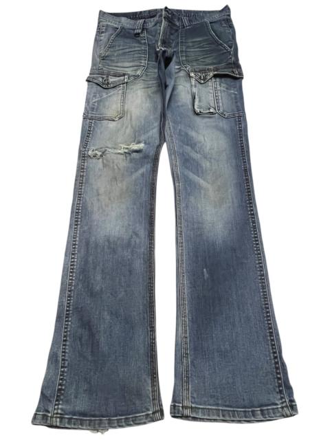 Other Designers Flare Vintage Hideaways Nicole Utility Cargo Stretch Jeans