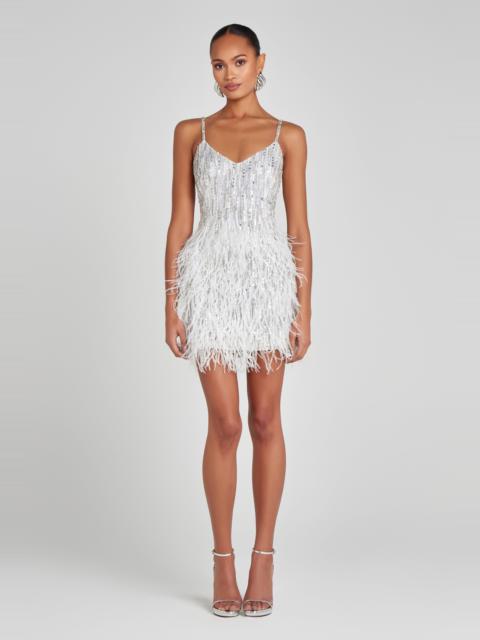 NADINE MERABI Christy Silver Dress