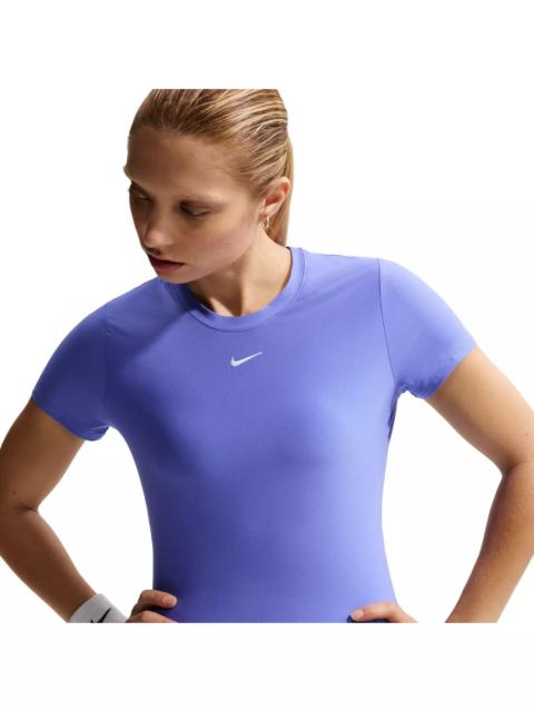 Nike Women's Victory Dri-FIT Short-Sleeve Tennis Top -Sapphire