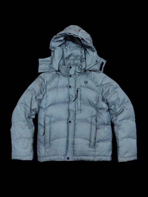 Other Designers Vintage - FRED PERRY HOUNDSTOOTH GOOSE DOWN PUFFER JACKET
