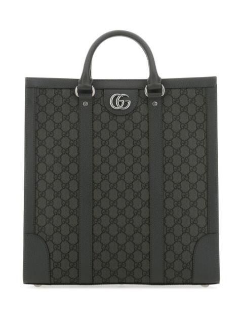 GUCCI Gucci Man Gg Supreme Fabric And Leather Ophidia Shopping Bag