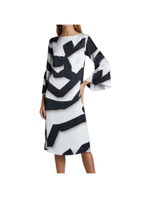Dries Van Noten BNWT SS20 DRIES VAN NOTEN DANZ FLARE SLEEVE MID DRESS 34
