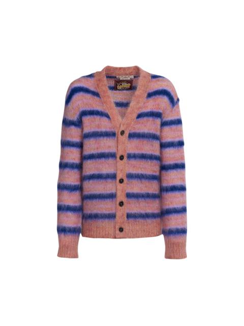 Marni Marni Mohair Striped Cardigan 'Apricot'