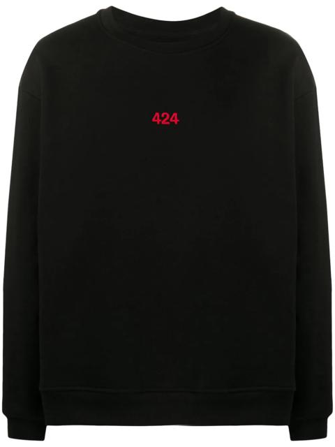424 logo-print sweatshirt
