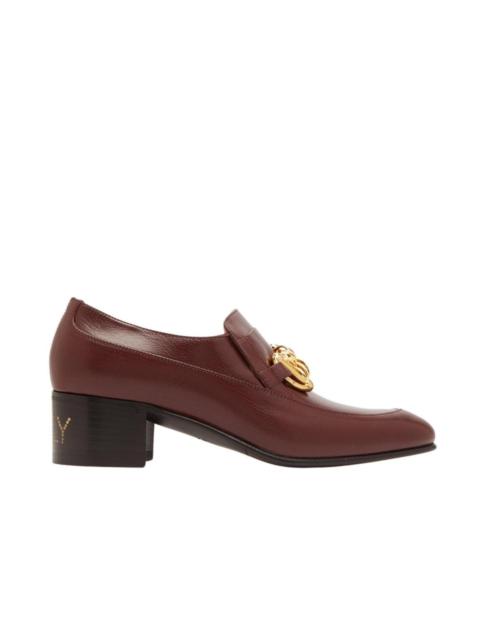 GUCCI Ebal Horsebit Leather Loafers
