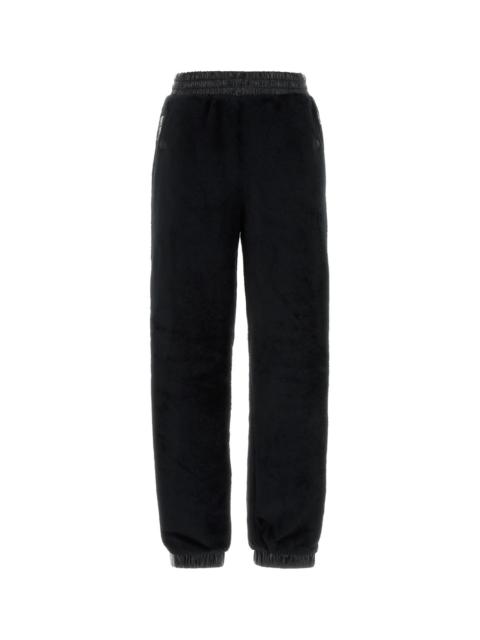 Moncler Grenoble Black eco fur joggers
