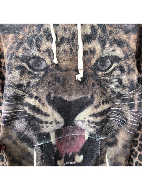 Other Designers Vintage - JAPANESE BRAND 2#1 GRAFIK FULL PRINT LEOPARD SWEATHIRT