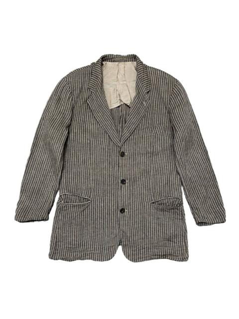 Vintage Hugo Boss Hickory Lined Blazer Coat