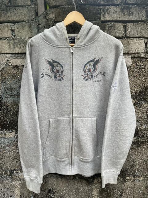 Other Designers Vintage - La Chouette 'No Pain No Gain' Skull Hoodie – Made in Japan