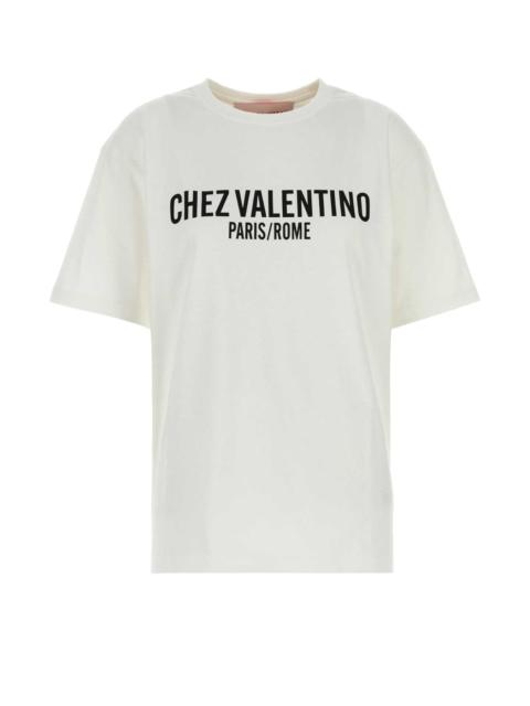 Valentino Valentino Garavani Women White Cotton T-Shirt