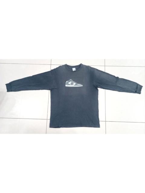 Vintage 90s Stussy Air Force T Shirt Thrashed