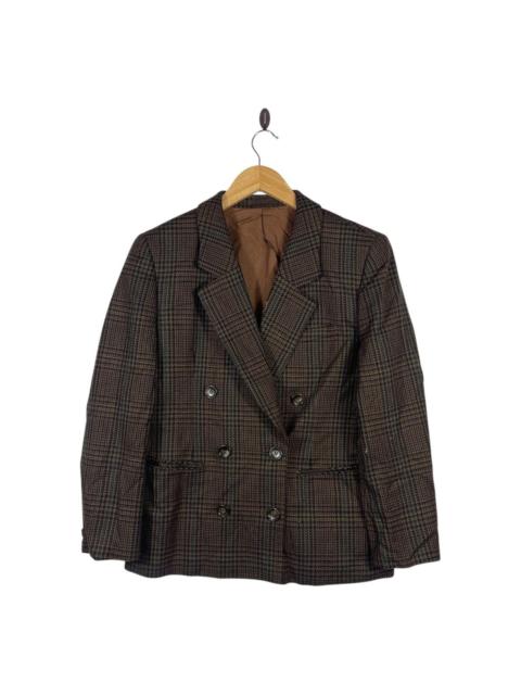 Burberry Vintage Burberrys of London Double Breasted Wool Blazer
