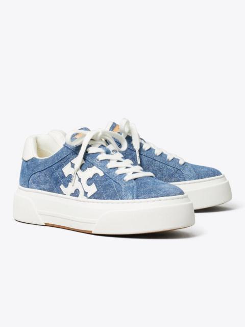 TORY BURCH Tory Burch Color Block Quilted Platform Sneaker