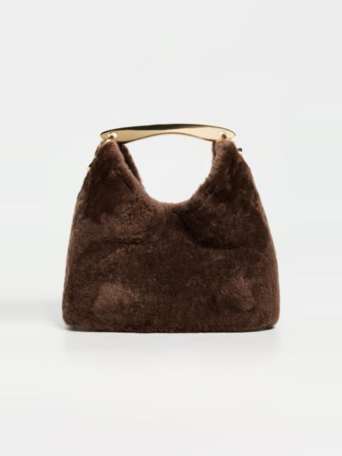 Elleme Small Boomerang Shearling Bag
