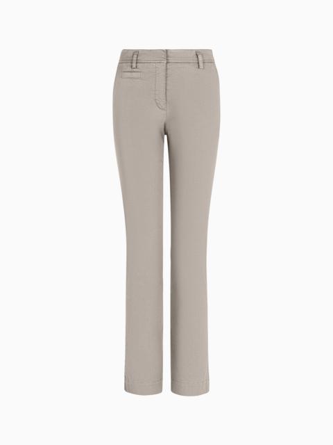 GIORGIO ARMANI Stretch cotton chinos