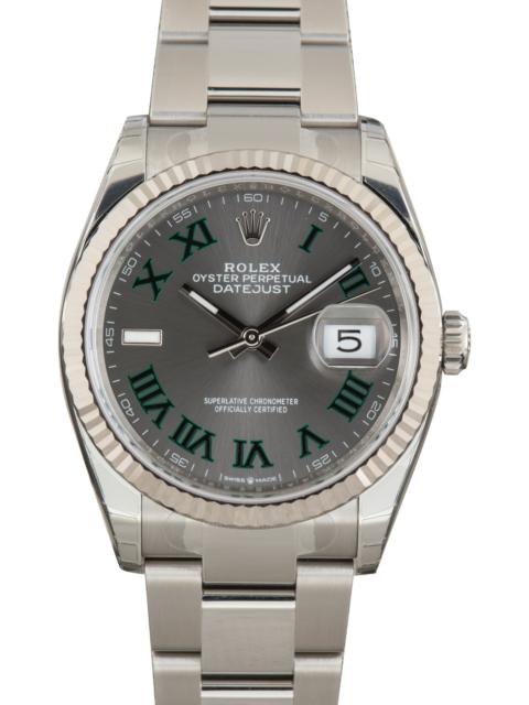 ROLEX Factory Stickered Rolex Datejust 36 Ref 126234 Wimbledon Dial