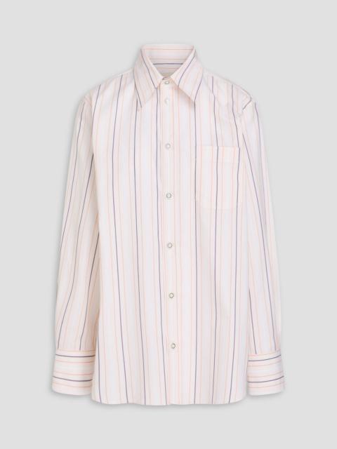 Marni Striped cotton-poplin shirt