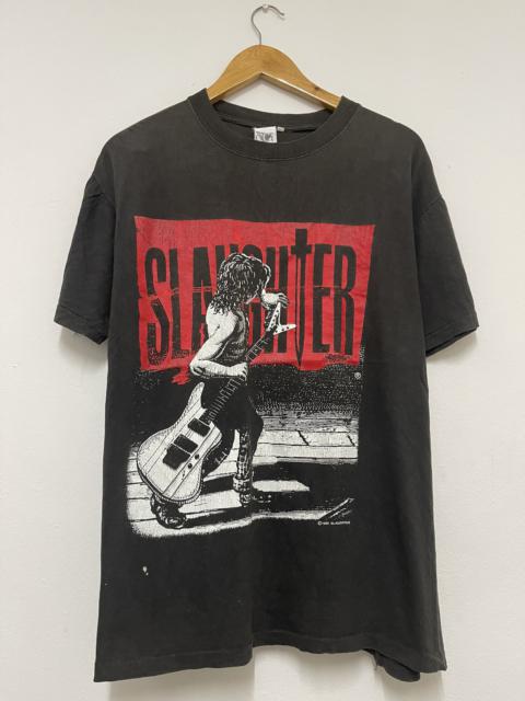 Other Designers Vintage - Vintage Slaughter Band “ The Wild Life 1992 Rock Tee