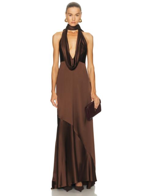 Monse Scarf Maxi Dress