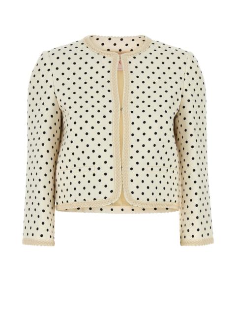 Valentino Printed viscosa blazer