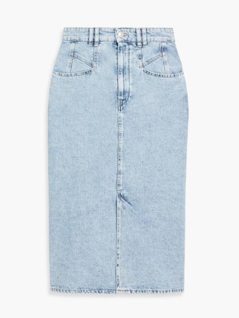 Isabel Marant Dipoma denim midi skirt