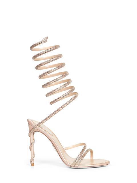 RENE CAOVILLA Rene Caovilla Women Beige Margot 105 Jeweled Sandals
