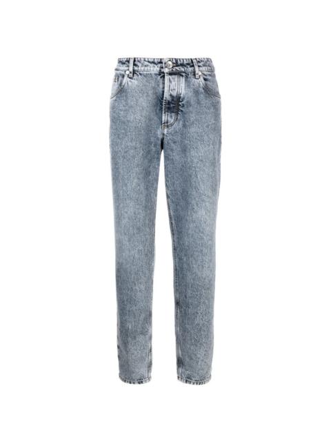 Brunello Cucinelli Brunello Cucinelli Faded Blue Denim Trousers