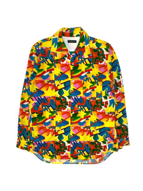 Comme Des Garçons AW01 Psychedelic Velveteen Shirt