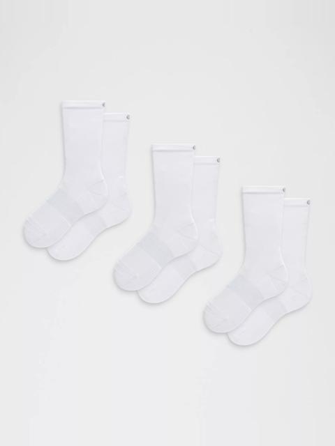 lululemon Unisex Power Stride Crew Socks 3 Pack *Updated
