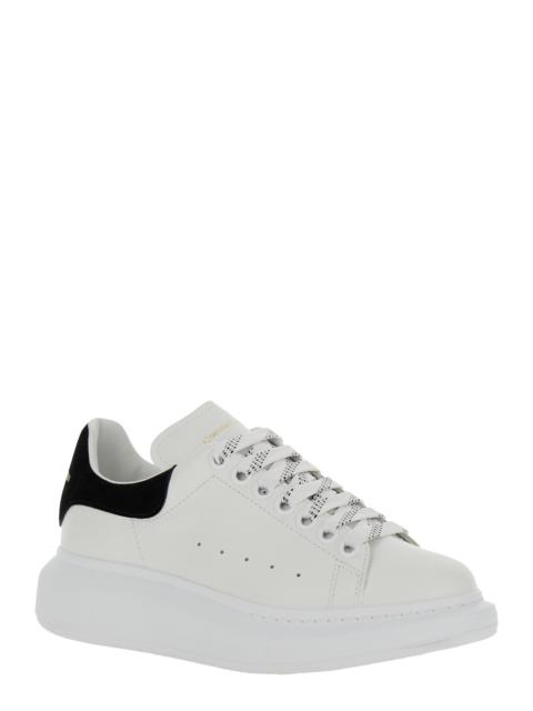 Alexander McQueen Alexander Mcqueen Women White Sneakers With Logo On The Tongue And Logo Lettering On The Rear In Lea