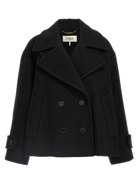 Chloé Chloé Women Double Breasted Wool Coat