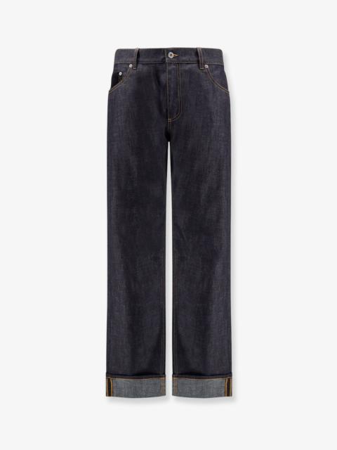 Bottega Veneta Bottega Veneta Wide Leg Jeans With Turn Up