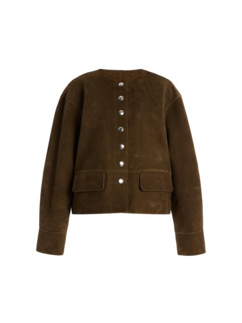 Proenza Schouler Robin Suede Jacket brown