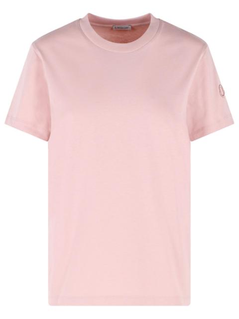 Moncler Moncler Pink Cotton T-shirt