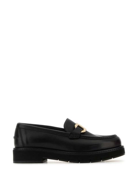 Salvatore Ferragamo Women Black Leather Maryan Loafers