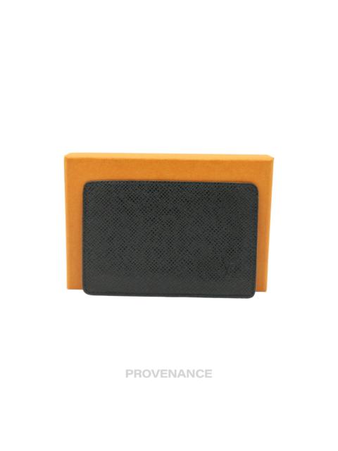 Louis Vuitton Louis Vuitton Card Holder Wallet - Taiga Epicea Leather