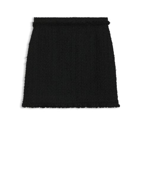 BOSS MINI SKIRT IN VELVET TWEED