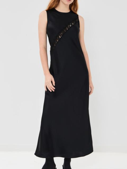 ROSETTA GETTY Bias Lace Panel Dress