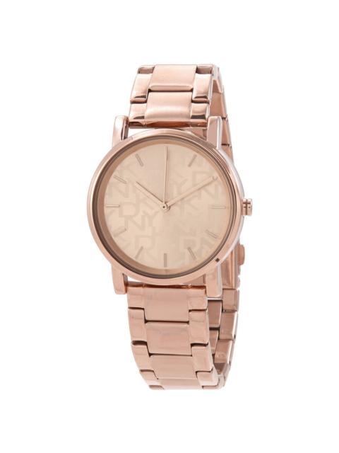 Other Designers DKNY - DKNY Soho Quartz Rose Dial Ladies Watch NY2854
